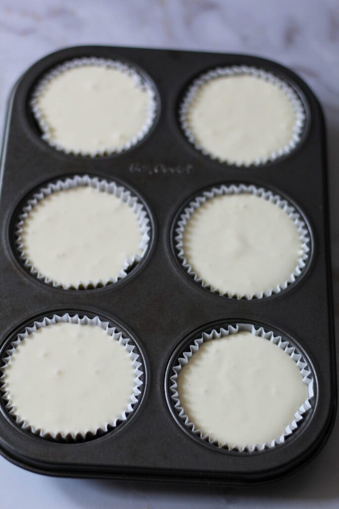 lemon blueberry mini cheesecakes