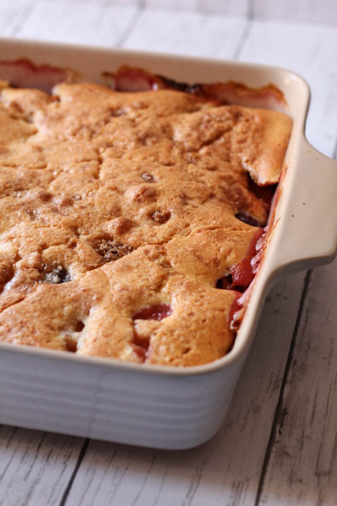 cherry peach cobbler