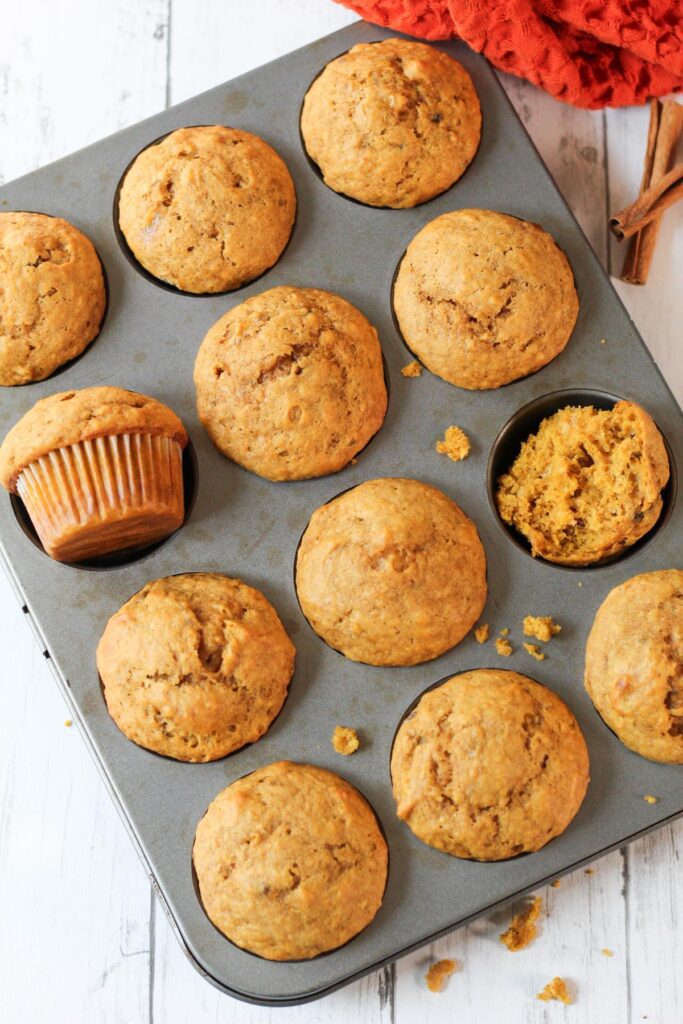 banana pumpkin muffins