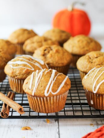 banana pumpkin muffins