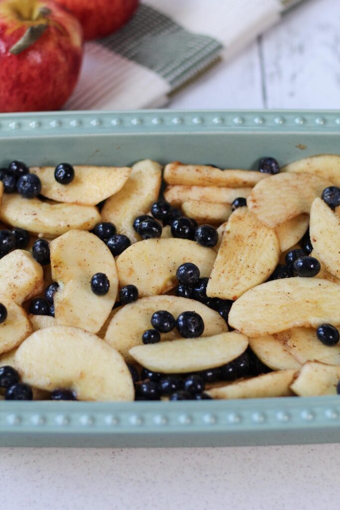 blueberry apple crisp