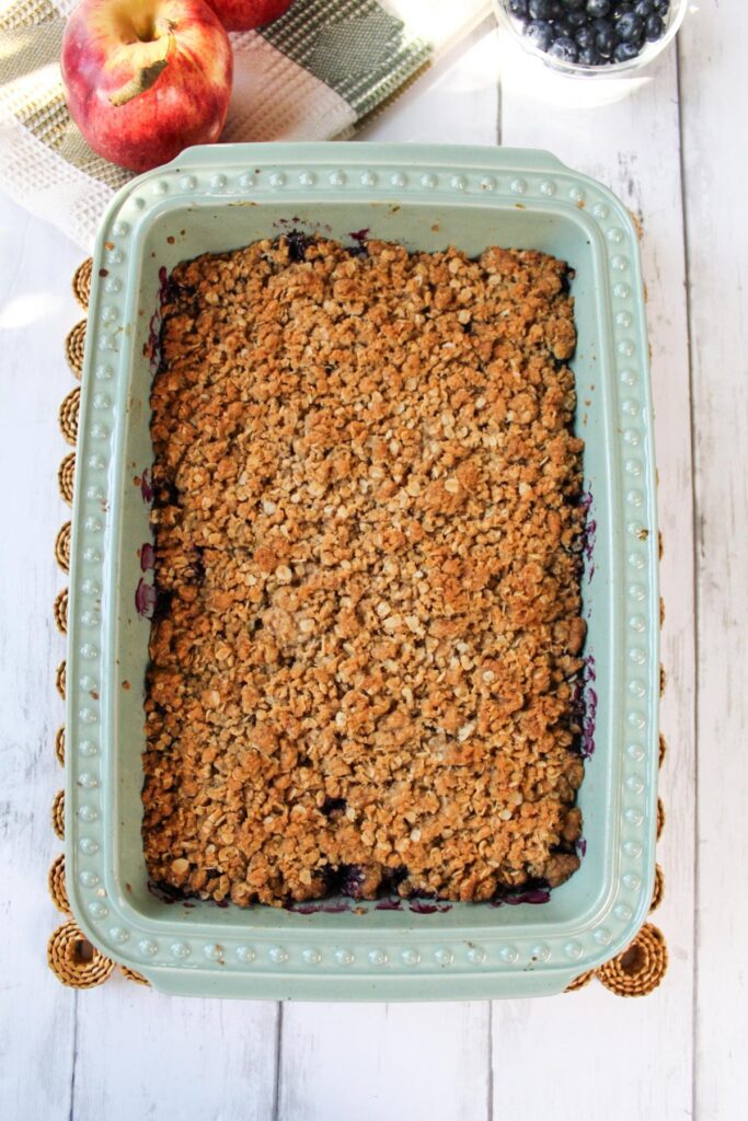 blueberry apple crisp