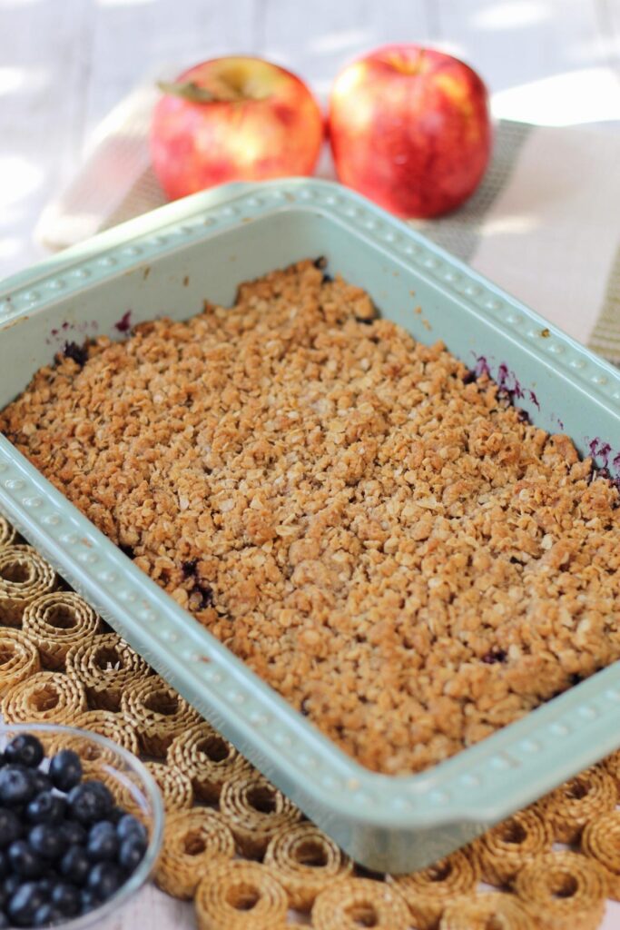 blueberry apple crisp