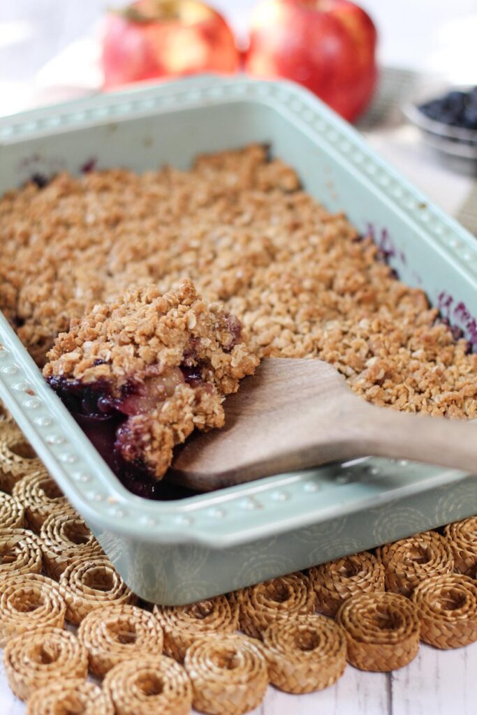 blueberry apple crisp