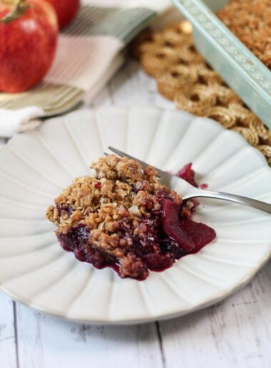 blueberry apple crisp