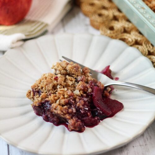 blueberry apple crisp