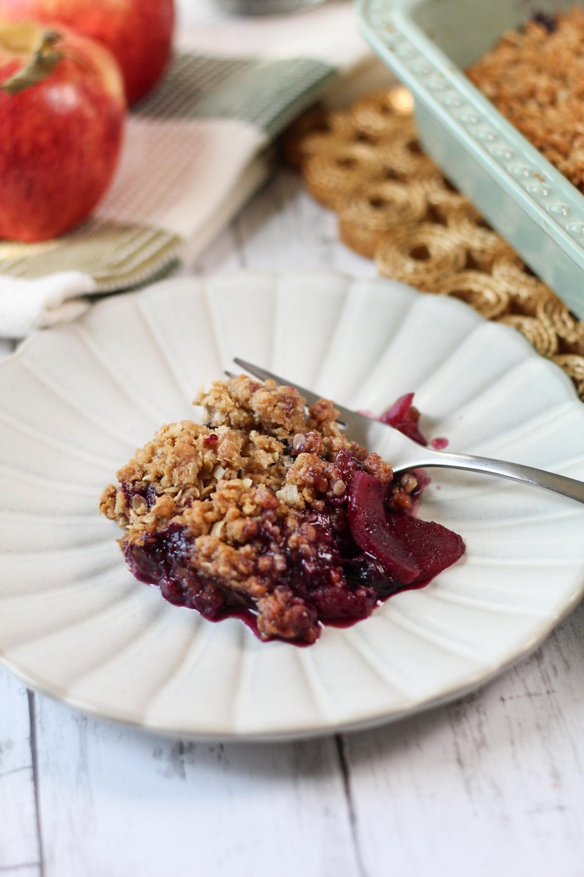 blueberry apple crisp