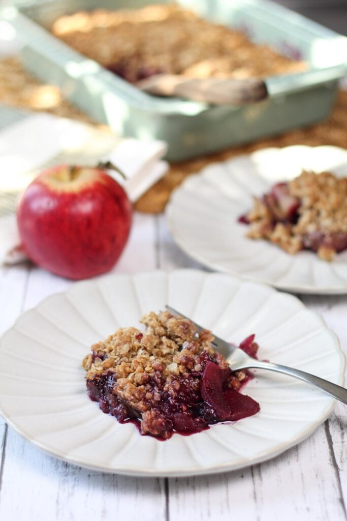 blueberry apple crisp