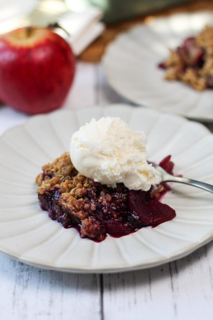 blueberry apple crisp