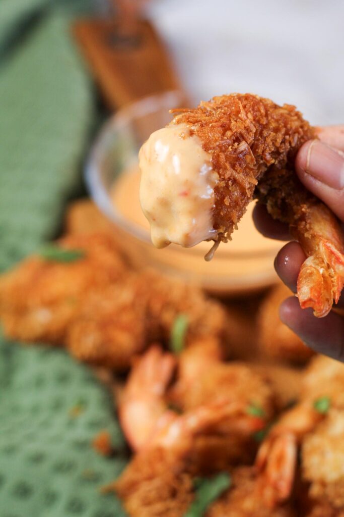 crispy coconut shrimp